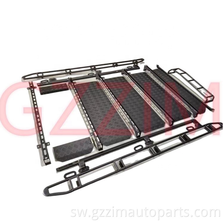 Car Adjustable Aluminum Alloy Steel Roof Rack Black Roof Luggage Carrier For Merc Des B Nz G Class1